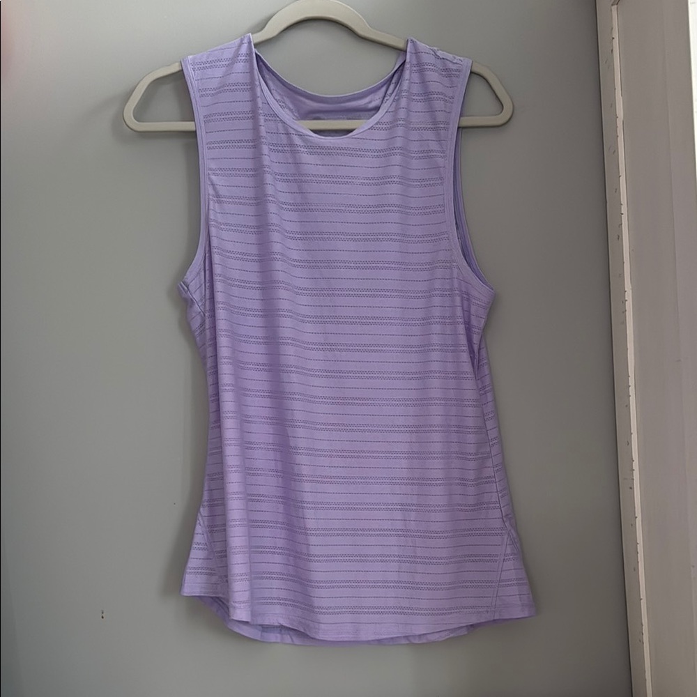 ZYIA ACTIVE - Lavender Sleeveless Mesh Top